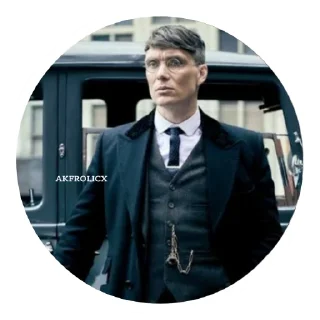 😌 emoji Tommy Shelby @Vincent_gomas_2255 Telegram sticker 12 of 14