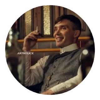 😀 emoji Tommy Shelby @Vincent_gomas_2255 Telegram sticker 14 of 14