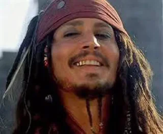 😏 emoji Captain Jack sparrow Telegram sticker 8 of 31