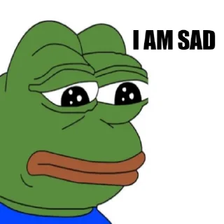 😞 emoji Meme compiled stickers @SADDESTMYSTERY Telegram sticker 17 of 120