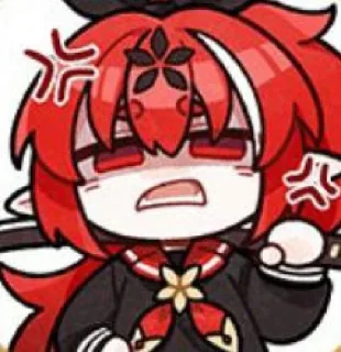 🤬 emoji Honkai impact 3rd Telegram sticker 5 of 10