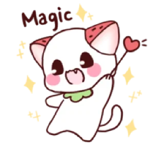 🌟 emoji cute cat "berry" | @cutestickers4you Telegram sticker 15 of 24