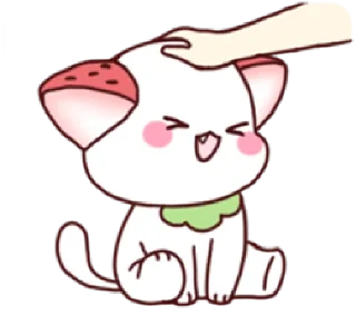 😄 emoji cute cat "berry" | @cutestickers4you Telegram sticker 21 of 24