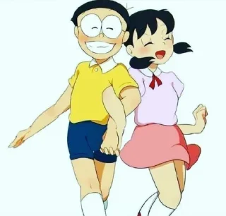 😁 emoji @stickersbag 🌟 Nobita Shizuka 💖 Telegram sticker 5 of 41
