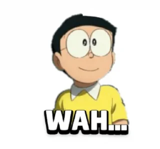 🤩 emoji @stickersbag 💖 Nobita Doraemon Telegram sticker 7 of 60