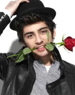🌹 emoji @stickersbag 🌟 zayn malik 💖 Telegram sticker 12 of 50
