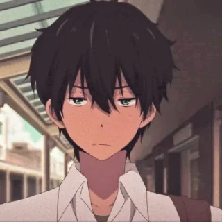 🖤 emoji Oreki 🖤 @Kawai_stickers Telegram sticker 11 of 31