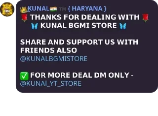 Sticker from KUNAL ACCOUNT STORE || @KUNAl_YT_STORE