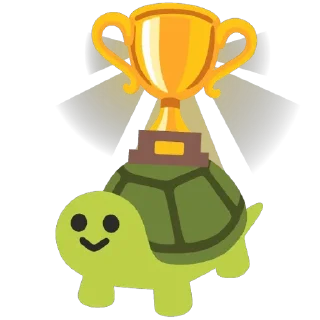 🏆 emoji Turtles 3 @u1f422 Telegram sticker 22 of 101