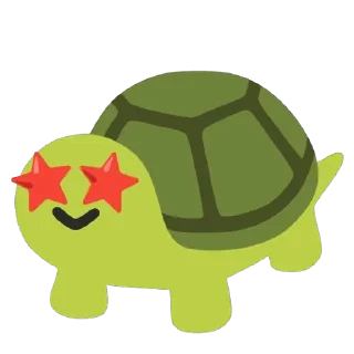 🤩 emoji Turtles @u1f422 Telegram sticker 17 of 120