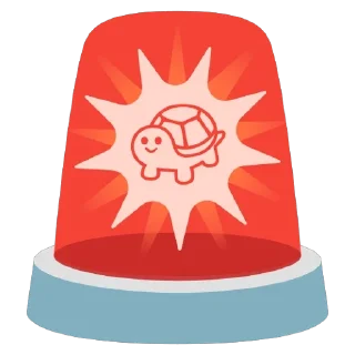 🚨 emoji Turtles 3 @u1f422 Telegram sticker 6 of 101