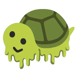 🫠 emoji Turtles @u1f422 Telegram sticker 19 of 120