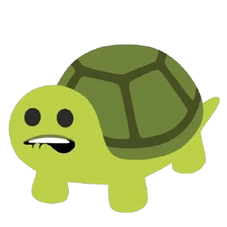 🫦 emoji Turtles 2 @u1f422 Telegram sticker 23 of 120