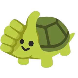 👍 emoji Turtles 2 @u1f422 Telegram sticker 24 of 120