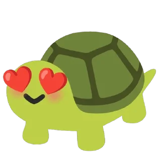 😍 emoji Turtles @u1f422 Telegram sticker 16 of 120