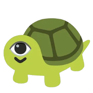 👁️ emoji Turtles 2 @u1f422 Telegram sticker 22 of 120