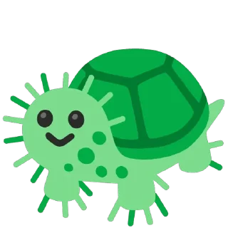 🦠 emoji Turtles 2 @u1f422 Telegram sticker 20 of 120