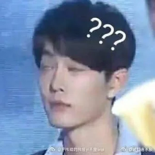 Sticker from Xiao zhan funny face
