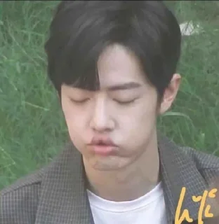👌 emoji Xiao zhan funny face Telegram sticker 7 of 28