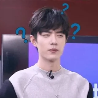 👌 emoji Xiao zhan funny face Telegram sticker 5 of 28