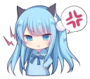 😡 emoji Amashiro Natsuki 한국어(Korean) Telegram sticker 15 of 57