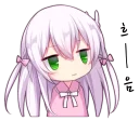 😗 emoji Amashiro Natsuki 한국어(Korean) Telegram sticker 16 of 57