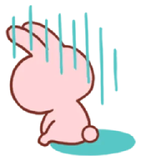 😓 emoji bear & bunny | @cutestickers4you Telegram sticker 15 of 35