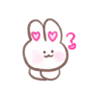 🥰 emoji Bunny in-love | @cutestickers4you Telegram sticker 16 of 32