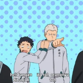 Sticker from Haikyuu Meme part 2