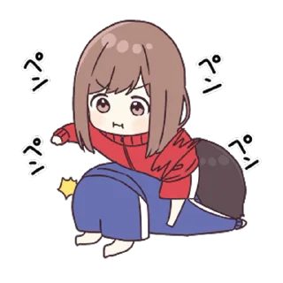 ❤️ emoji Jersey Couple Animated [@KawaiiStickersHere] Telegram sticker 15 of 50
