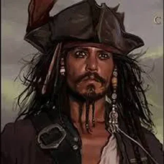 💎 emoji Captain Jack sparrow Telegram sticker 15 of 31