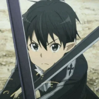 ☁️ emoji Kirito ☁️ [@CuteStickerStore] Telegram sticker 5 of 80