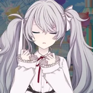 😶 emoji છ 𝅼  ׁ Niigo Miku ୭୧𝆔⸼ @akanebag Telegram sticker 13 of 35