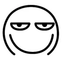 😏 emoji ARU Telegram sticker 13 of 30