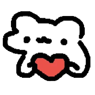 Sticker from cat Kitty @duckgarden