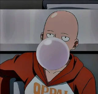 ⚜️ emoji Saitama  [ @VoidxNetwork ] Telegram sticker 5 of 33