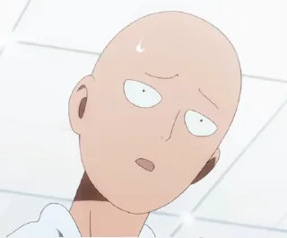 ⚜️ emoji Saitama  [ @VoidxNetwork ] Telegram sticker 9 of 33