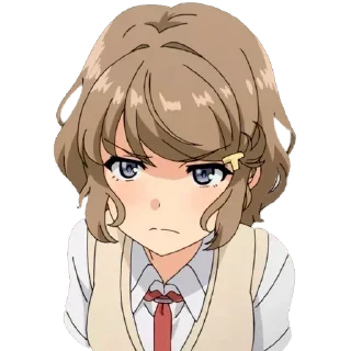 ☹️ emoji Anime Stickers ~ @grup_anime_random Telegram sticker 4 of 90