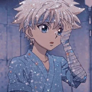 Sticker from killua @wallgun