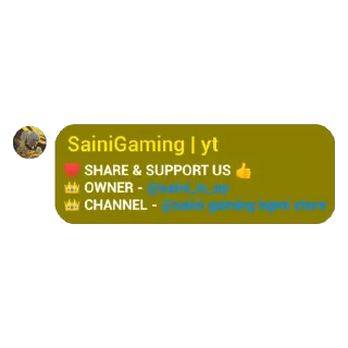 👍 emoji @SainiGaming | yt Telegram sticker 9 of 12
