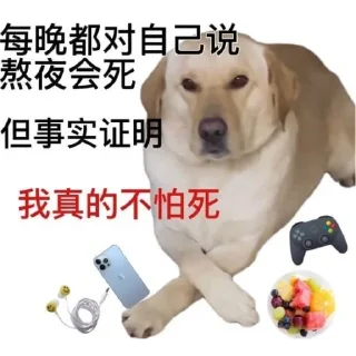 🐶 emoji 你啊你 更多表情👉 @emo315 Telegram sticker 6 of 40