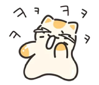 😂 emoji jelly cat cheese! | @cutestickers4you Telegram sticker 10 of 24