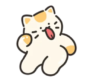 😛 emoji jelly cat cheese! | @cutestickers4you Telegram sticker 14 of 24