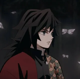 🦋 emoji tamioka giyu  | by : @jeslynnihbang Telegram sticker 4 of 14