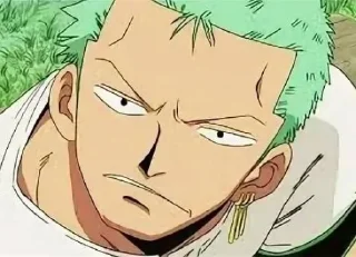 ☘️ emoji Zoro || @moiStickers Telegram sticker 11 of 15