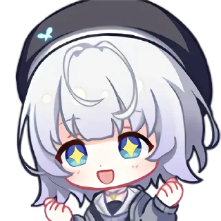🤩 emoji 雫るる 不由 @fivestarrcrest 维护 Telegram sticker 19 of 31