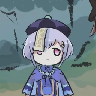 Sticker from genshin meme