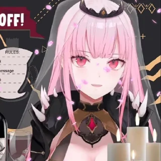 ⚰️ emoji Mori Calliope @VtuberSticker Telegram sticker 7 of 25