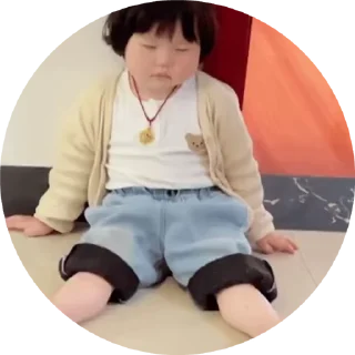🙄 emoji 小孩表情包点击 @shayudidibiaoqing Telegram sticker 24 of 49