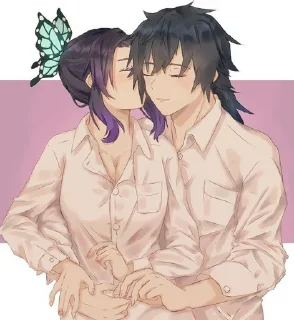 Sticker from Shinobu x Giyuu Dilly's